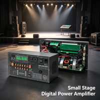 HL-A1014 Dijital Güç Amplifikatör Kartı 5.0 Stereo D Sınıfı Amplifikatör Modülü Aktif Hoparlör Subwoofer Ses PCBA Desteği