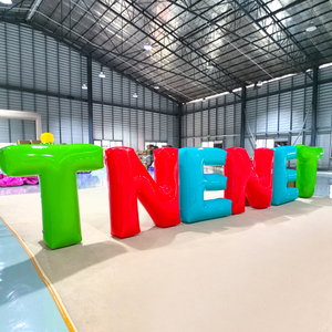 Lettres gonflables géantes 3D personnalisées avec logo, alphabet coloré, imperméables <span class=keywords><strong>pour</strong></span> l'extérieur, décoration de fête <span class=keywords><strong>pour</strong></span> la promotion, la publicité et les événements - Product Image 2