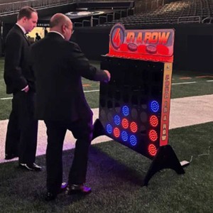 Electronic LED Buttons Light Strategy Game LED 4 in <b>Row</b> Arcade Game Events Party Rental Arcade <b>Machine</b> Playground Equipment - Product Image 1