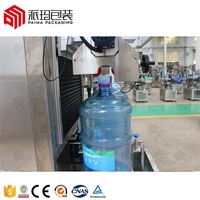 Haute efficacité automatique 5 gallons bouteille cou machine à étiquettes de douille de rétrécissement machines