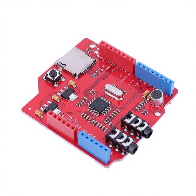 VS1053 MP3 Module Development Board with Power Amplifier Decoder Onboard Recording Function