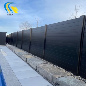 Barandilla de aleación de aluminio <span class=keywords><strong>antigua</strong></span> de arte chino personalizado Villa patio valla balcón barandilla madera esgrima enrejado puertas - Product Image 3