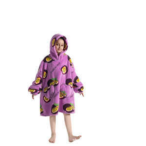 Felpa con cappuccio da esterno KV per l'inverno Amazon caldo Pullover con motivo a cartone animato 100% <span class=keywords><strong>abbigliamento</strong></span> KV a prova di freddo in poliestere - Product Image 3