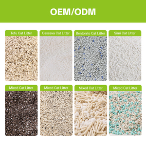 Arena para gatos <span class=keywords><strong>de</strong></span> almidón <span class=keywords><strong>de</strong></span> <span class=keywords><strong>yuca</strong></span> biodegradable Natural 3s grupo duro Anti-seguimiento 0.2% polvo Flushable Control <span class=keywords><strong>de</strong></span> olor adicional OEM - Product Image 4