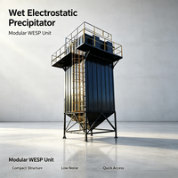 Precipitador Electrostático Húmedo (WESP) Vertical ESP para Tratamiento de Gases de Combustión de Calderas en Minas de Carbón, Eliminación de Humos Condensables