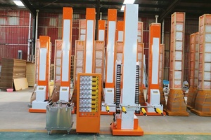 เครื่องเคลือบสีฝุ่นอัตโนมัติแบบลูกสูบ XCWDTDR PLC สำหรับเฟอร์นิเจอร์เหล็ก รั้ว และชิ้นส่วนโลหะ - Product Image 4
