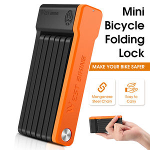 Antivol pliable pour vélo, <span class=keywords><strong>cadenas</strong></span> de sécurité pour vélo de route, accessoires de vélo, <span class=keywords><strong>cadenas</strong></span> à chaîne pour <span class=keywords><strong>scooter</strong></span> et vélo électrique - Product Image 1
