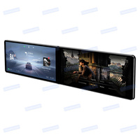 Reproductor de Radio para coche Android con pantalla dual de 12,3 pulgadas, navegación GPS para coche con Playstore BT, reproductor Multimedia de DVD Carplay