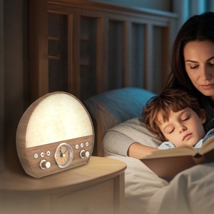 HiFiD White Noise Machine Sleep Sound OEM <span class=keywords><strong>Réveil</strong></span> lumineux <span class=keywords><strong>Radio</strong></span> FM avec haut-parleur BT pour bébé adulte bureau - Product Image 1