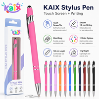 KAIX Cadeau d'entreprise de haute qualité, stylo à bille personnalisé en métal, stylo à bille de luxe pour hommes, logo personnalisé, sublimation, stylo à bille en gel