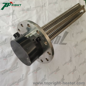 380V 12kw חשמלי טבילה מים צינורי גוף חימום אוגן משושה