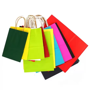 Bolsas de Papel al por Mayor con Asa, Bolsas de Papel para Compras Impresas Personalizadas con su Propio Logotipo - Product Image 1
