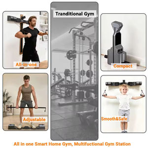 Accesorios para Gimnasio Multifuncional, Equipo <span class=keywords><strong>de</strong></span> Fitness Metálico para el Hogar, Artículos Deportivos para Entrenamiento <span class=keywords><strong>de</strong></span> Cuerpo Completo, <span class=keywords><strong>Ejercicios</strong></span> <span class=keywords><strong>de</strong></span> Tríceps y Espalda, a Buen Precio - Product Image 5