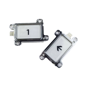 Hình chữ nhật phong cách truyền thống kính thang máy nút cho văn phòng xây dựng thang máy-elevoro thương hiệu với 1 năm bảo hành - Product Image 6