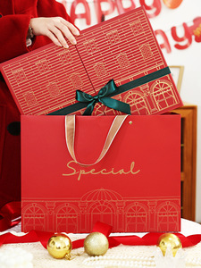 Scatola regalo di natale scatola regalo scatola per ciechi per sciarpa thermos cup - Product Image 5