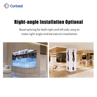 Canbest Fiw Gob P1.2 P2 P2.5 İç Mekan LED Video Duvar Ekran Kabini 12m² UHD LED Ekran Tam Paket Konser Salonu için