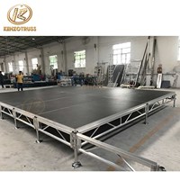 Structure modulaire d'événementielle de haute qualité 4x8 pieds, plateforme de scène événementielle à assembler