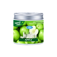 Diffuseur d'arômes pour voiture Sameili Jello Nature, gel d'huile essentielle parfumé, parfum rotatif, énergie solaire, désodorisant pour voiture