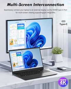 15 Business Laptop 15.6" FHD 10 Core I5-1334U Processor 16GB RAM 512GB SSD Win 11 Pro for Work School Home <strong>Use</strong> Laptop <strong>Computer</strong> - Product Image 3