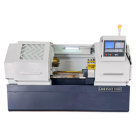 Tour CNC CK6150 GSK à banc horizontal, double broche, commande numérique, haute précision pour le tournage des métaux