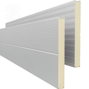 Paneles Sándwich de Lana de Roca Metálica Ignífuga de Alta Calidad de 100 mm para Techos de Almacenes y Aislamiento de Paredes en Proyectos de Ingeniería - Product Image 5