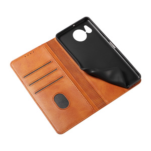 Funda Protectora para Teléfono Sharp Aquos Sense 9 R10 R9 Wish 6, Funda Tipo Cartera de Cuero PU con Diseño de Grano de Piel de Becerro y Múltiples Ranuras para Tarjetas - Product Image 4