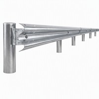 Barandilla de Seguridad para Carreteras de Acero Galvanizado por Inmersión en Caliente, Tipo W, Certificada EN1317, Sistema de Barrera de Seguridad Vial, Fabricante Profesional