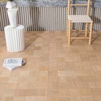 Planchers chauffants E0 résistants à l'usure, parquet en chêne naturel en mosaïque, parquet massif multicouche, revêtement de sol composite