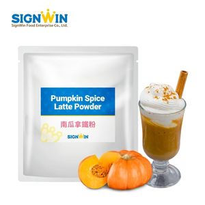 Poudre de latte à la citrouille crémeuse et onctueuse SIGNWIN, emballage en sachet aluminium pour boissons froides - Product Image 1