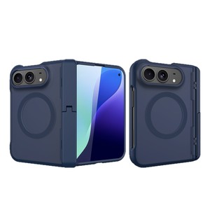 Huanmin Factory's new foldable phone case for Apple, compatible with <b>iPhone</b> 18 Ultra, features a magnetic ring stand and a 2-in- - Product Image 5