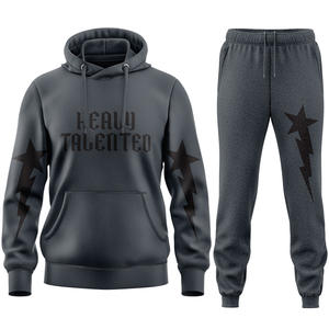 Venta al por mayor Chándales Sudaderas Unisex Hombres Sudaderas <span class=keywords><strong>con</strong></span> capucha Sudaderas Dos piezas Pantalones de chándal y Sudadera <span class=keywords><strong>con</strong></span> capucha Conjunto Streetwear Pantalones gráficos Blanco - Product Image 5