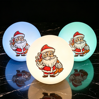 Lumières RGB personnalisées avec logo pour Noël, Nouvel An, lampes décoratives de Noël, boule lumineuse LED, décoration lumineuse de Noël