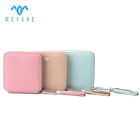 Dompet Kartu Pendek Berkualitas Tinggi Mewah Custom dengan Rumbai untuk Wanita, Kulit Asli Harga Pabrik, Dompet Koin
