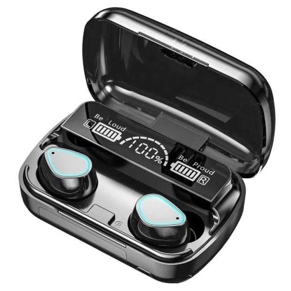 IP68 Waterproof TWS Wireless Earbuds for 5.0 Touch Control LED Display Noise Cancelling Microphone In-Ear Design Digital