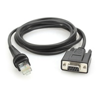 Cable Adaptador Industrial Blindado Personalizado DB9 RS232 a RJ50 10P10C para Escáner de Código de Barras, PLC y Dispositivos Médicos