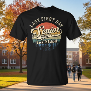 T-shirt Last First Day Senior 2026 Classe de 2026 Retour à l'école - Product Image 3