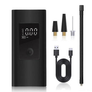 Inflador de Neumáticos Inalámbrico de Bolsillo, ABS, 150 PSI, 3000 mAh, 80 W, Bomba de Aire Portátil para Auto, Bicicleta/Motocicleta/Balones Deportivos, Tipo C, Parada Automática - Product Image 1