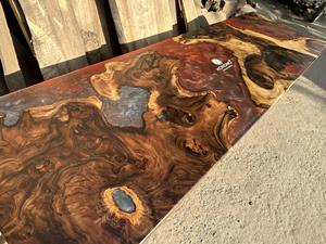 Muebles Artísticos y Funcionales, Tablero de Mesa de Madera Duradero con Superficie Impermeable de Resina Epoxi, Ideal para Fábrica en Vietnam - Product Image 5