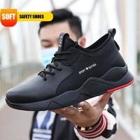 Chaussures de sécurité respirantes anti-perforation GUYISA CE certifiées Union Européenne pour sports de plein air noires