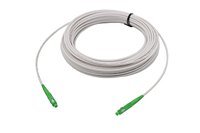 Kabel Patch Drop FTTH Single Mode Round FIBERVISION SC Preconnected 3.0/3.5mm dengan Jaket LSZH/PVC, Perakitan Mudah, Sudah Terterminasi