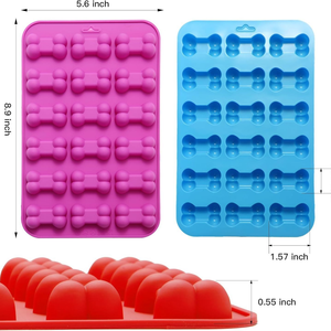 <span class=keywords><strong>Spot</strong></span> 2 pièces ensemble 10 griffes de chat 18 os moule en Silicone moule à gâteau au chocolat savon fait à la main colle pincement musique moule - Product Image 3