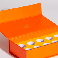 Boîte en papier rigide magnétique de style livre personnalisée avec insert en EVA pour l'emballage de produits de beauté, de soins de la peau et de soins de santé, vente en gros de haute qualité