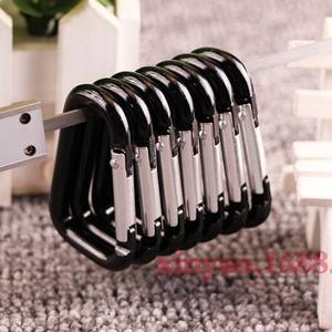 Mosquetón de Aleación de Aluminio Xinyao Tipo D con Capacidad de Carga de 5 kg, Equipo de Escalada con Liberación Rápida para Uso en Exteriores - Product Image 1