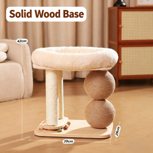 Hot bán bền vật nuôi cột với thân thiện leo khung New sisal mèo Scratch bài trong phong cách cổ điển Carton Đóng Gói - Product Image 2