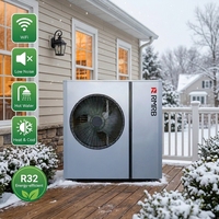 Pompe à chaleur monobloc R32/03ZR/8.2kW, très vendue, A+++, contrôle WiFi, haute efficacité, CE CB, pour chauffage et refroidissement domestique, bon prix