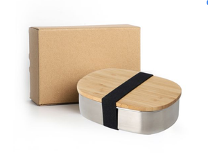 Fiambrera <span class=keywords><strong>de</strong></span> plástico con tapa <span class=keywords><strong>de</strong></span> bambú, fiambrera <span class=keywords><strong>grande</strong></span> <span class=keywords><strong>de</strong></span> acero inoxidable, gran oferta - Product Image 1