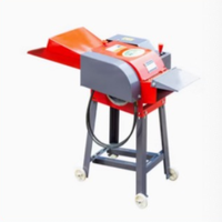 Machine à Broyer les Fourrages, Hache-Paille pour Bétail, Broyeur de Maïs et Ensileuse, Déchiqueteuse d'Herbe de Ferme