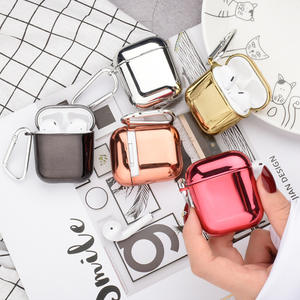 Étui d'écouteurs électroplaqué de luxe antichoc pour <span class=keywords><strong>AirPods</strong></span> Pro 2 PC, housse de protection, accessoires de téléphone pour <span class=keywords><strong>Airpods</strong></span> 3 - Product Image 4