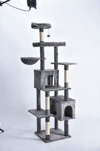 คอนโดแมวขนาด<span class=keywords><strong>ใหญ่</strong></span>แบบพรีเมี่ยมสำหรับแมวใหญ่หอคอยปีนลูกแมวพร้อมที่วางสำหรับพักผ่อนและกระโดด - Product Image 4