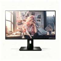 Nouvel écran professionnel sans cadre de 27 pouces Full HD 60Hz IPS LED, temps de réponse de 5 ms, HDMIx2 DPx2, montage VESA